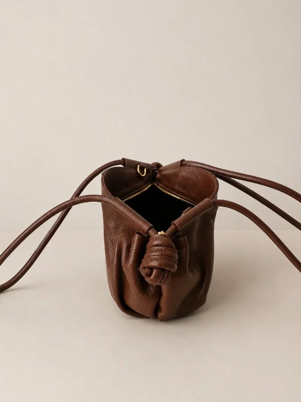 Cognac Italian Leather Shoulder & Crossbody Bag, Women’s Genuine Leather Purse